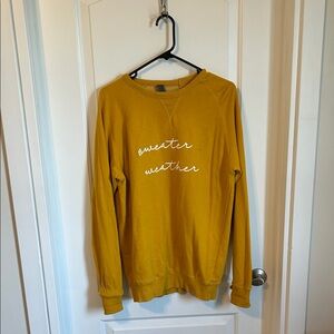 Yellow Sweater Weather Women’s Sweater